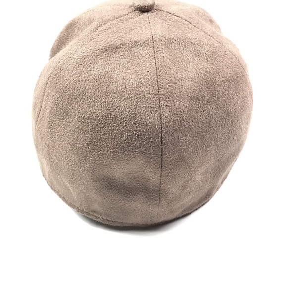 H&M Womens Faux Suede Leather Baseball Hat Cap - Picture 8 of 8